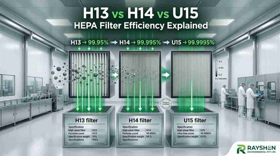 HEPA Filter Efficiency Ratings Explained: H13 vs H14 vs U15 for Cleanrooms